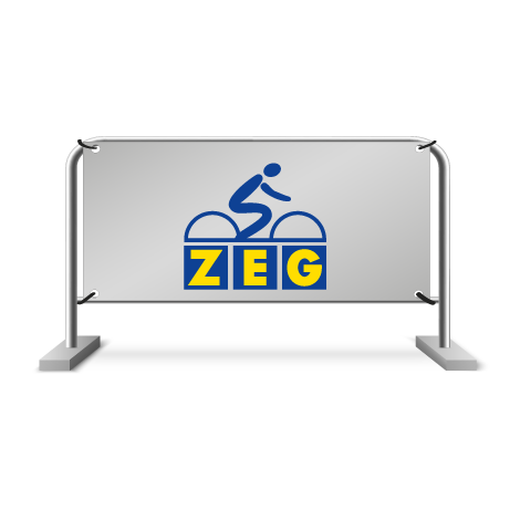 Absperrgitterbanner | B 213 cm x H 75 cm | einseitig bedruckt