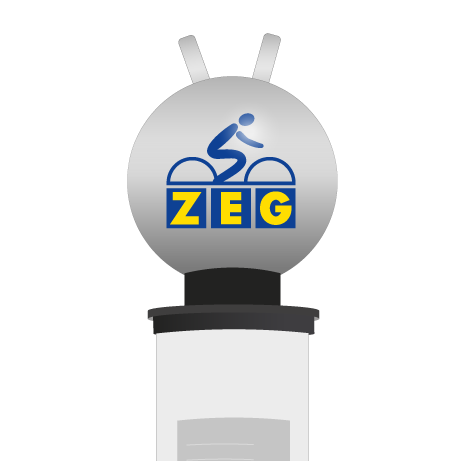 Aufblasbarer Hüpfball als Sonderproduktion