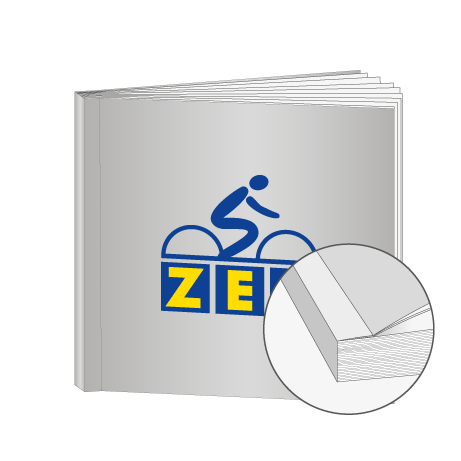 Broschüren Klebebindung Quadrat